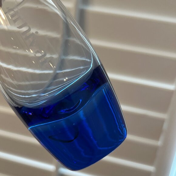 5 Carnival Cruise Line Souvenir Shot Glasses Clear Blue Green Turquoise - Picture 3 of 13